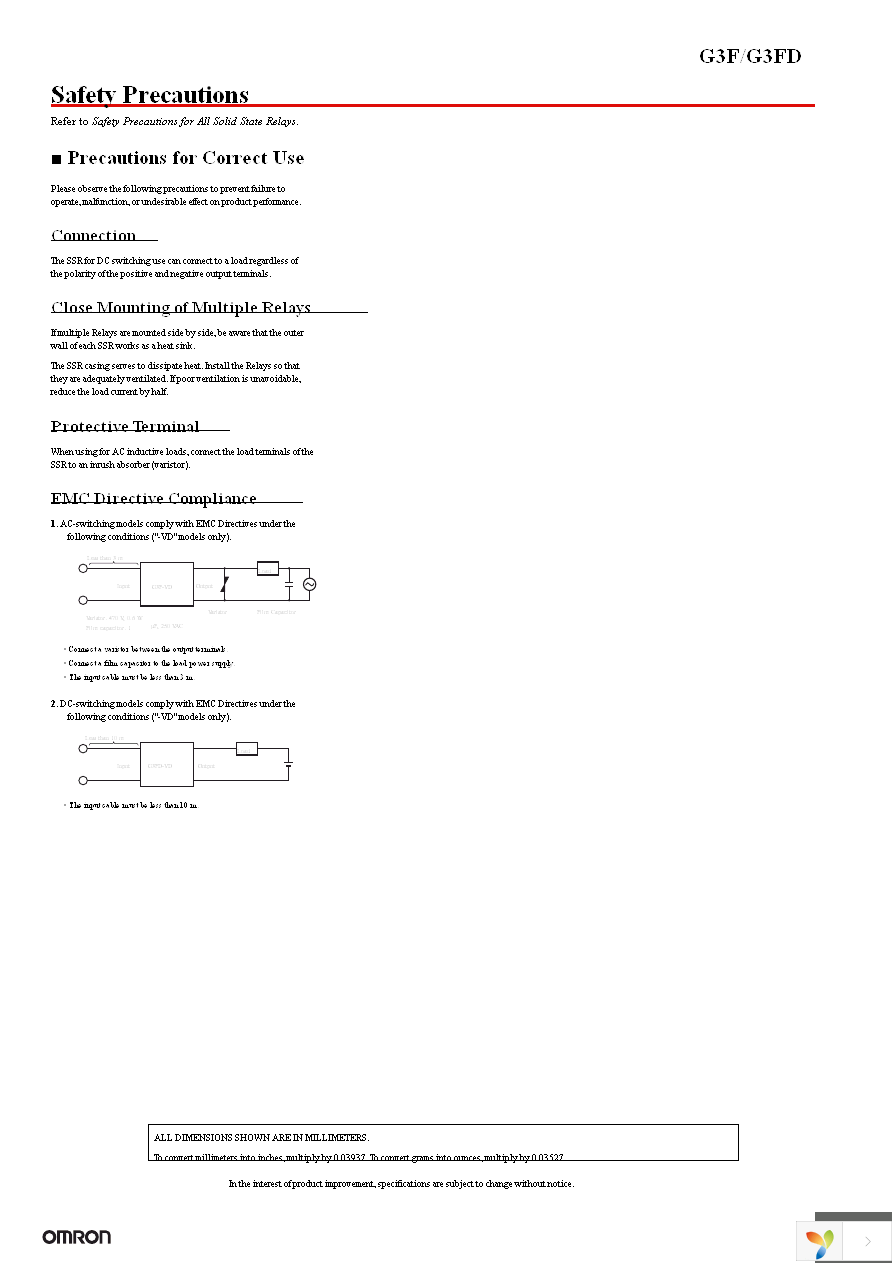 G3FD-X03SN-VD DC5-24 Page 6